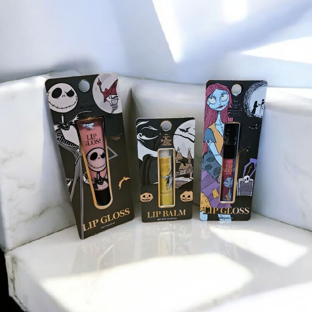 Nightmare Before Christmas Lip Gloss and Balm Set